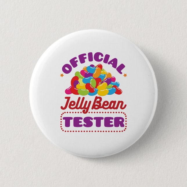 Offiziell Jelly Bean Tester Easter Candy Button (Vorderseite)