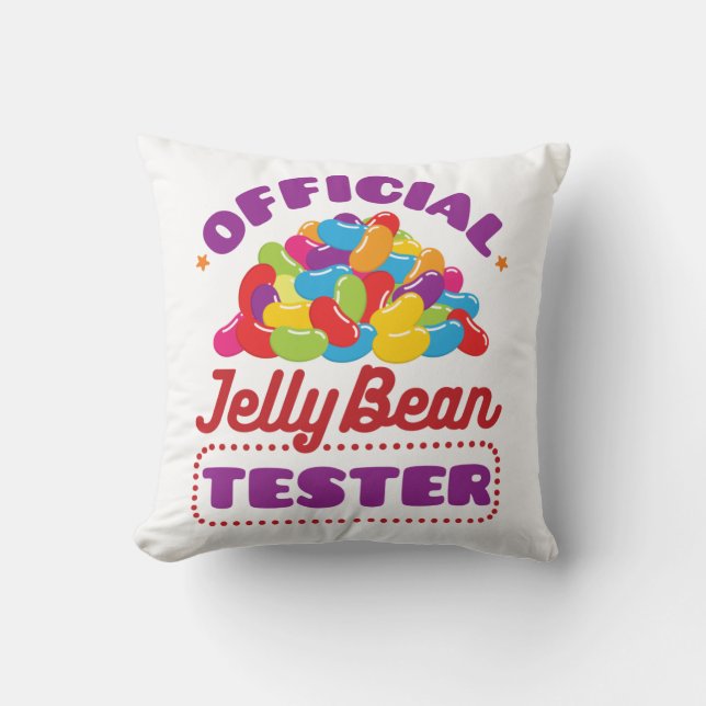 Offiziell Jelly Bean Tester Easter Candy Kissen (Vorderseite)