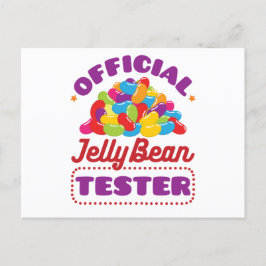 Offiziell Jelly Bean Tester Easter Candy Postkarte