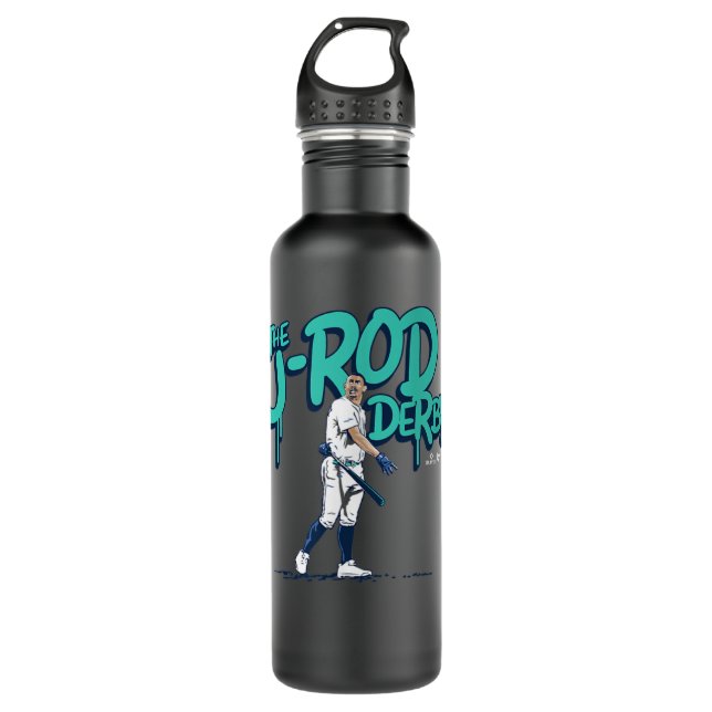 Offiziell lizenziert - Julio Rodriguez The J-Rod D Edelstahlflasche (Vorderseite)