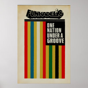 Offiziell lizenzierter Funkadelic-Druck - Eine Nat Poster