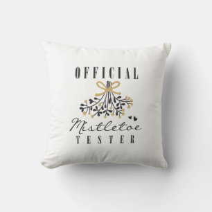Offiziell Mistletoe Tester Kissen