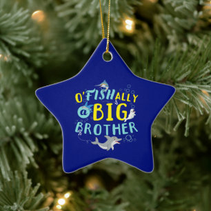 Offiziell - O'Fishally ein großer Bruder-Pun Keramik Ornament