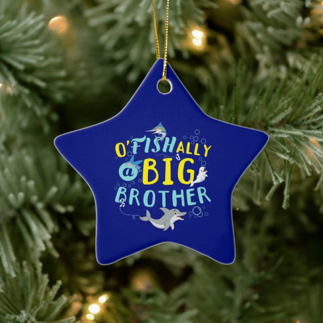 Offiziell - O'Fishally ein großer Bruder-Pun Keramik Ornament (Baum)