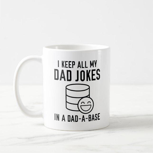 Offiziell Papa-Witze Kaffeetasse (Links)