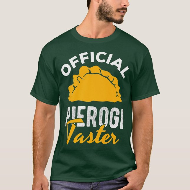 Offiziell Pierogi Taster Polnische LebensmittelPie T-Shirt (Vorderseite)