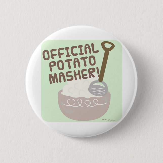 Offiziell Potato Masher Button (Vorderseite)