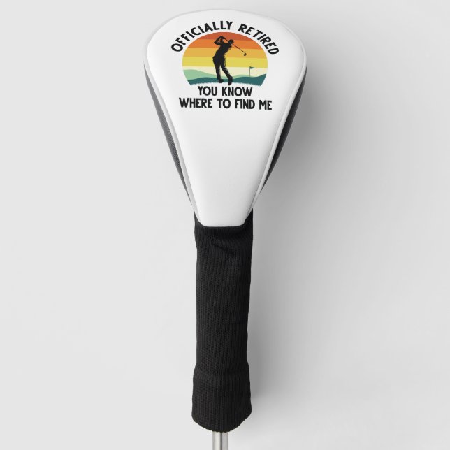 Offiziell remüde Golf Headcover (Vorderseite)