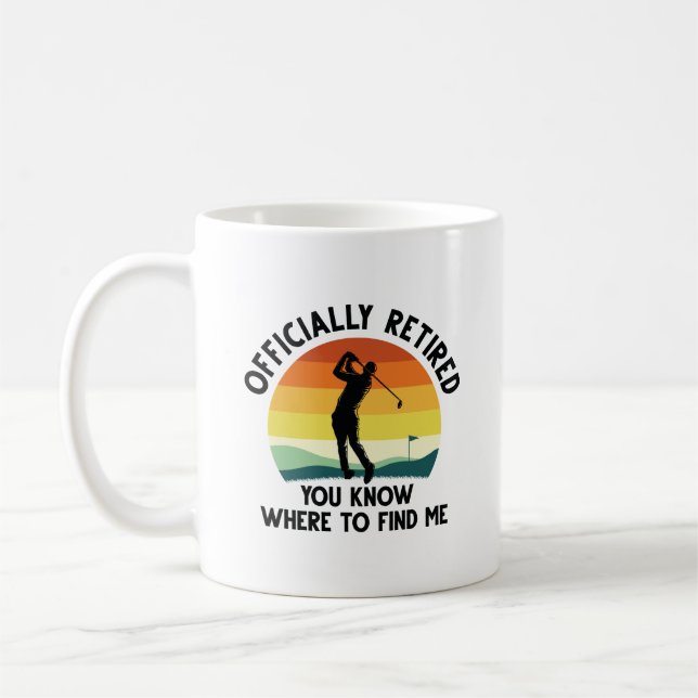 Offiziell remüde Golf Kaffeetasse (Links)