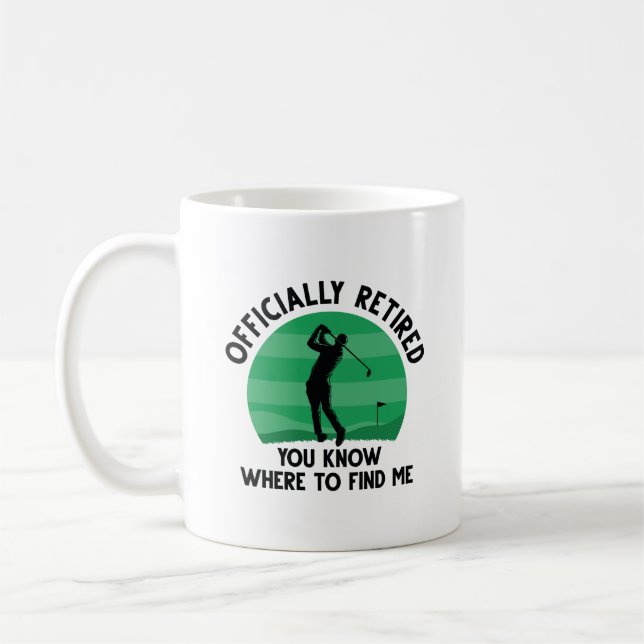 Offiziell remüde Golf Kaffeetasse (Links)