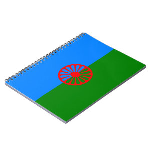 Offiziell-Romany-Sinti und Roma-FlagNotebook Notizblock