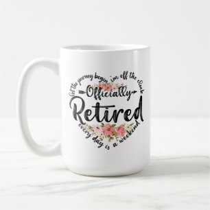 Offiziell Ruheständler-Herz Süße Ruhestand-Geschen Kaffeetasse