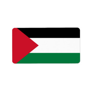 offiziell Staat der palästinensischen Landesflagge Adressaufkleber