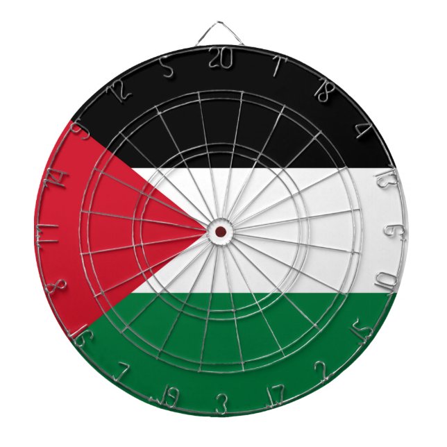 offiziell Staat der palästinensischen Landesflagge Dartscheibe (vorne)