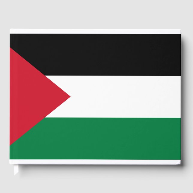 offiziell Staat der palästinensischen Landesflagge Gästebuch (Vorderseite)