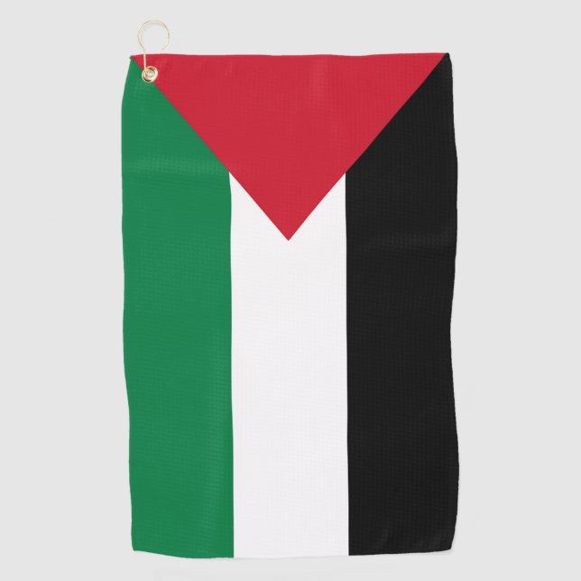 offiziell Staat der palästinensischen Landesflagge Golfhandtuch (Vorderseite)