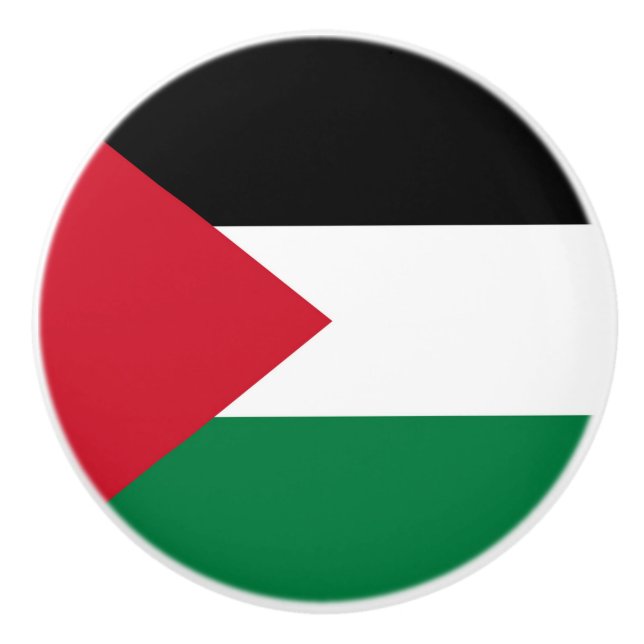 offiziell Staat der palästinensischen Landesflagge Keramikknauf (Vorderseite)