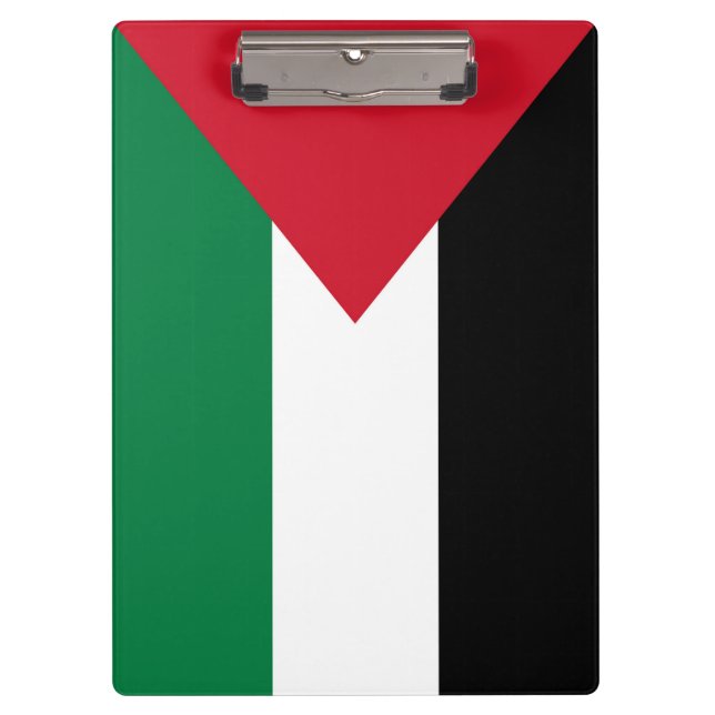offiziell Staat der palästinensischen Landesflagge Klemmbrett (Vorderseite)
