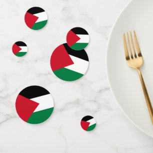 offiziell Staat der palästinensischen Landesflagge Konfetti