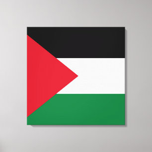 offiziell Staat der palästinensischen Landesflagge Leinwanddruck