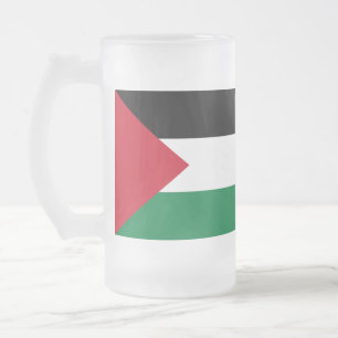 offiziell Staat der palästinensischen Landesflagge Mattglas Bierglas