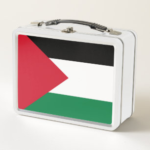 offiziell Staat der palästinensischen Landesflagge Metall Brotdose