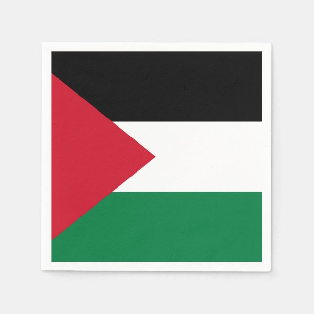 offiziell Staat der palästinensischen Landesflagge Serviette (Vorderseite)
