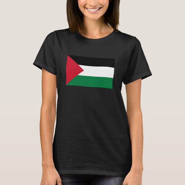 offiziell Staat der palästinensischen Landesflagge T-Shirt (Vorderseite)