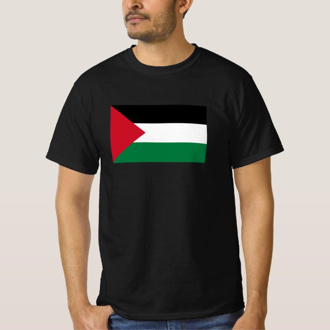 offiziell Staat der palästinensischen Landesflagge T-Shirt (Vorderseite)