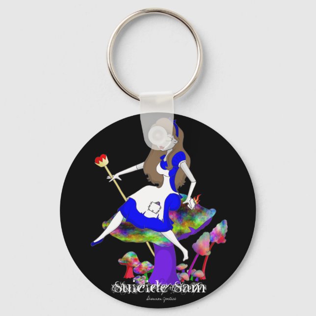 Offiziell Suicide Sam Merch Art von Shannon Justic Schlüsselanhänger (Vorderseite)