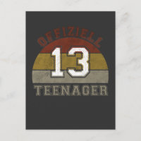 Offiziell Teenager 13 Jahre alt