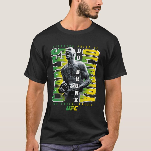 Offiziell Ufc Charles Oliveira Split T-Shirt (Vorderseite)