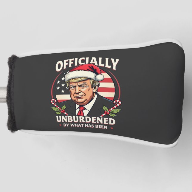 Offiziell unbelastet durch das, was Trump 47. Golf Headcover (Vorderseite)