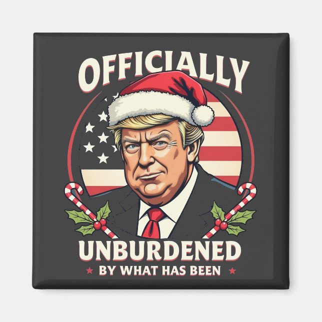 Offiziell unbelastet durch das, was Trump 47. Magnet (Vorne)