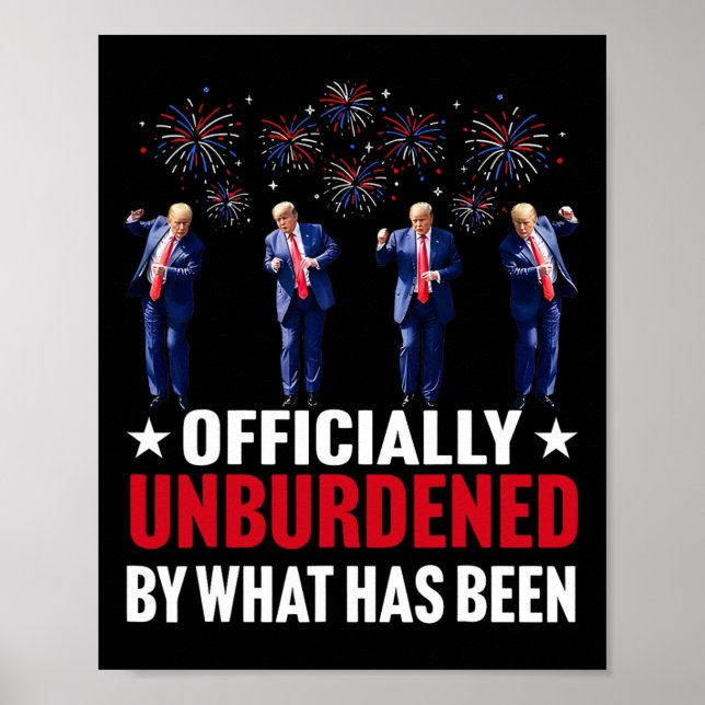 Offiziell unbelastet durch das, was Trump schon lu Poster (Vorne)