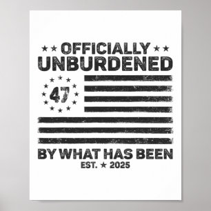 Offiziell unbelastet durch das, was Trump Victo wa Poster