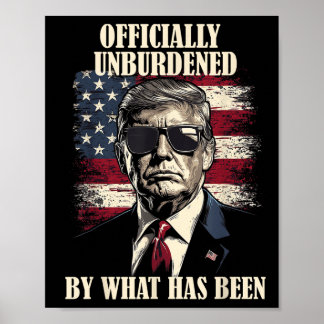 Offiziell unbelastet durch das, was Trump Victo wa Poster