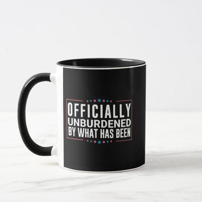 Offiziell unbelastet durch das, was Trump war Tasse (Links)
