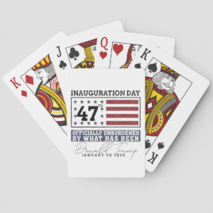 Offiziell unbelastet durch Trump 47 Spielkarten