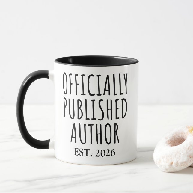 Offiziell veröffentlichter Autor Tasse (Mit Donut)