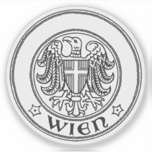 Offiziell vom Staat Wien, Österreich Aufkleber