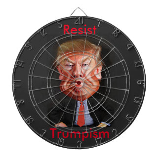 offiziell widerstehen Sie trumpism Dartboard Dartscheibe