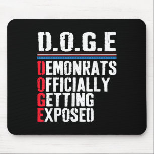 Offiziell wird Trump 2025 von Demokraten entlarvt Mousepad
