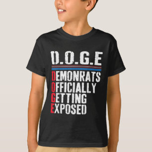Offiziell wird Trump 2025 von Demokraten entlarvt T-Shirt