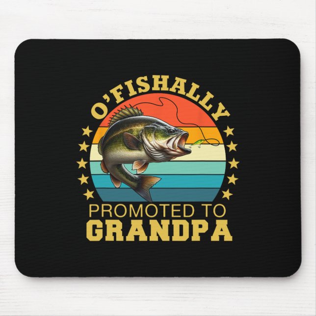 Offiziell zum Opa befördert Bald Opa F Mousepad (Vorne)