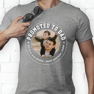 Offiziell zum Vater des Fotos Classic Red Abzeiche T-Shirt