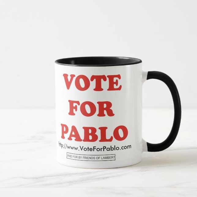 Offizielle Abstimmung für Pablo-Wecker-Tasse Tasse (Rechts)