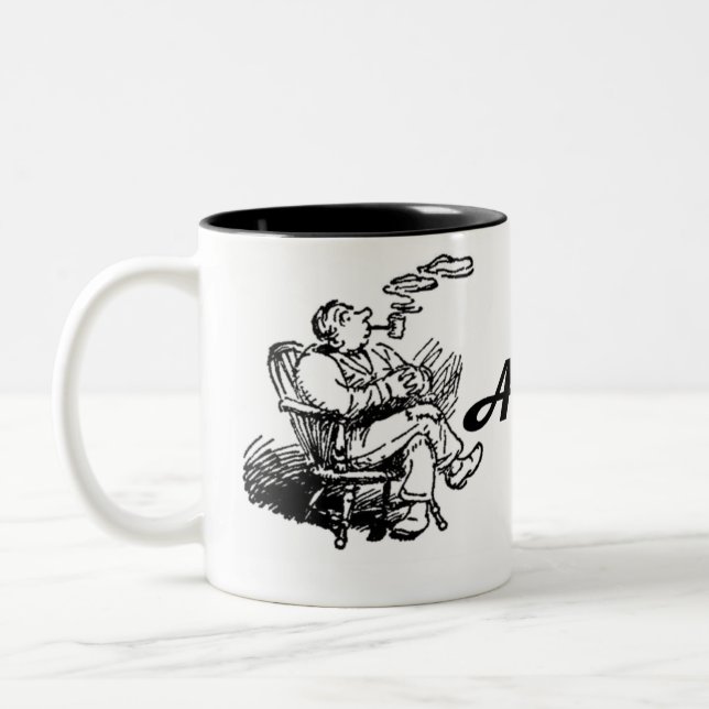 Offizielle Aristocob Kaffee-Tasse Zweifarbige Tasse (Links)