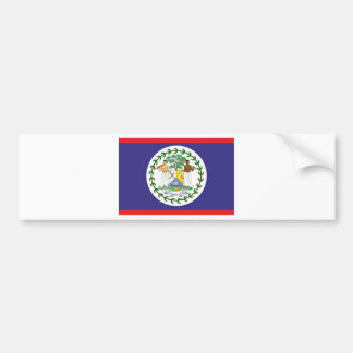 Offizielle Belize-Flagge Autoaufkleber