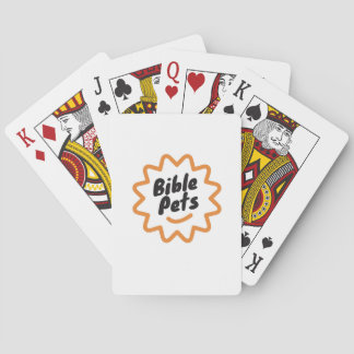 Offizielle Bibeltiere, die Karten spielen Spielkarten